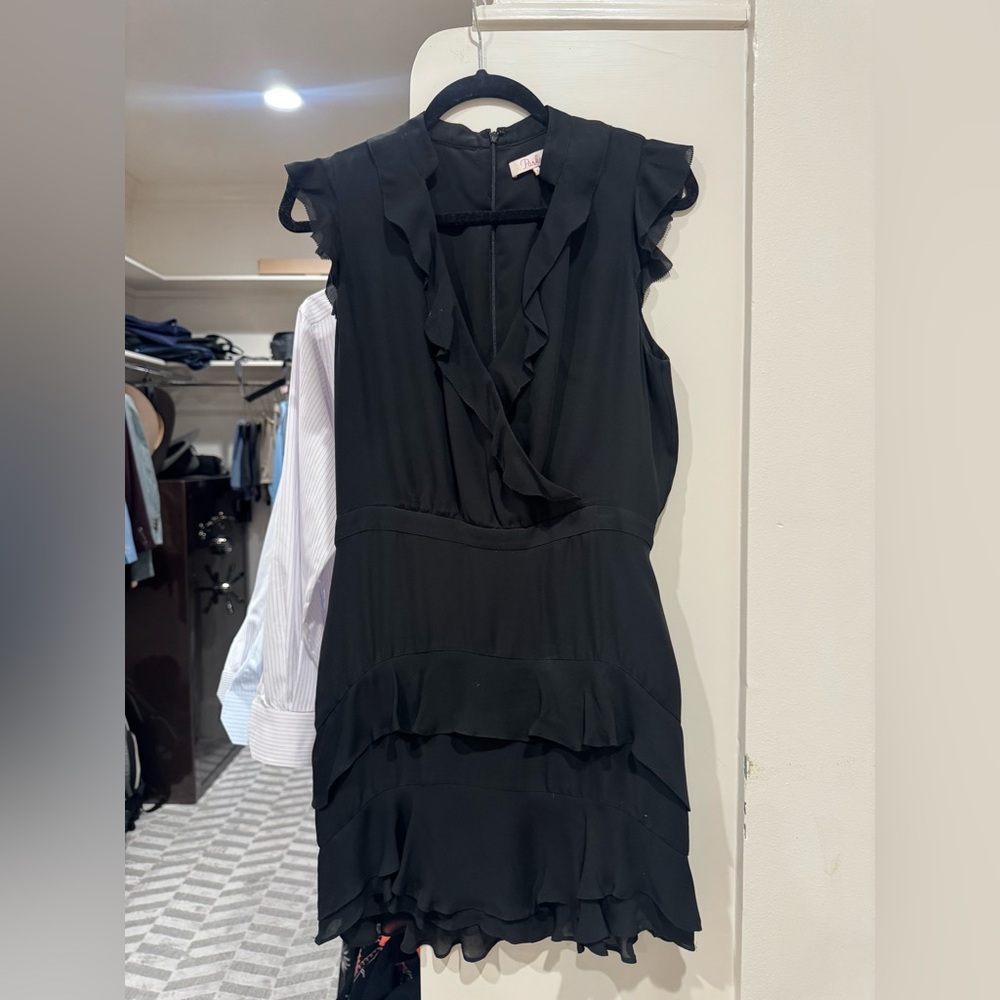 Parker super cute on Black Ruffled Dress